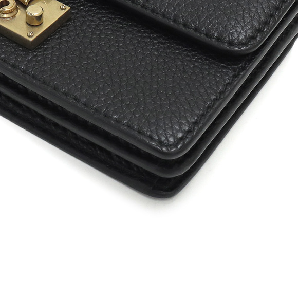 Christian Dior Addict Clutch Bag Leather Black - Picture 12 of 12